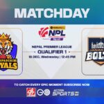 Sudurpaschim Royals vs Janakpur Bolts | NPL Qualifier | Watch Live Online